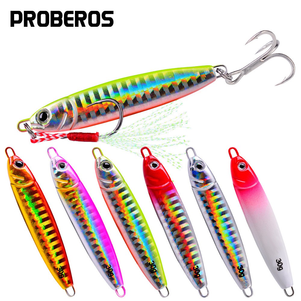 Lure metal jig metaljig umpan pancing jigging UL ultralight mancing casting castjig LF055 15G 20G 30