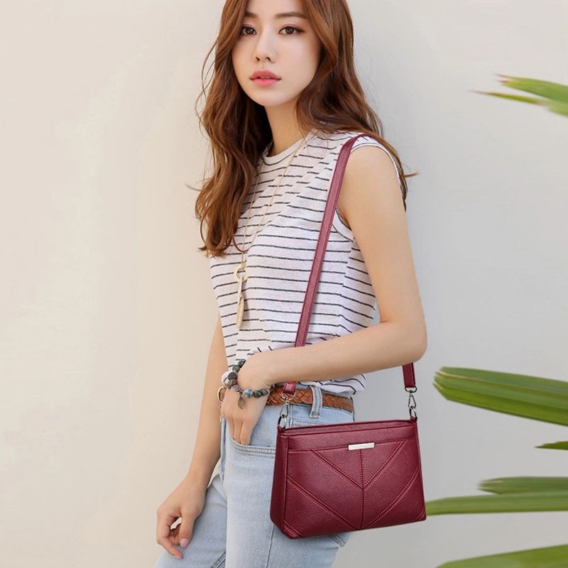 Hot Sale Fashion Tas Selempang Kulit Wanita Simple Elegant