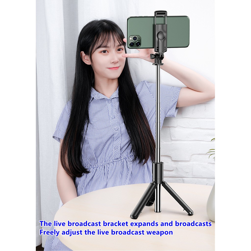 S03 model mobile phone Bluetooth selfie stick live triangle bracket chase drama mobile phone bracket