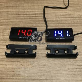  Volt Meter  aki  atau Voltmeter  Untuk Pengukur Aki  Motor  