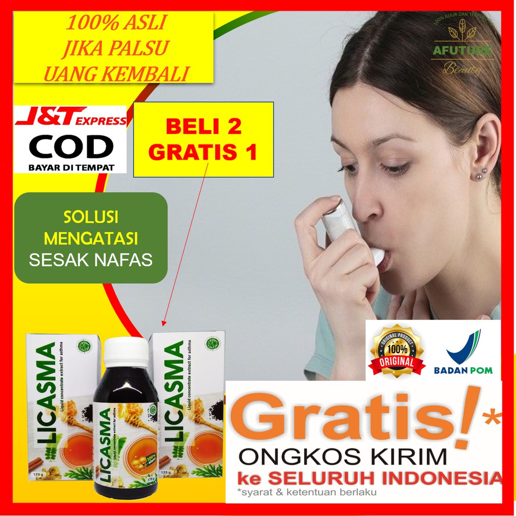 LICASMA MADU HERBAL 100% ORIGINAL OBAT ASMA-OBAT SESAK NAFAS BATUK BERDAHAK DAN BRONKHITIS