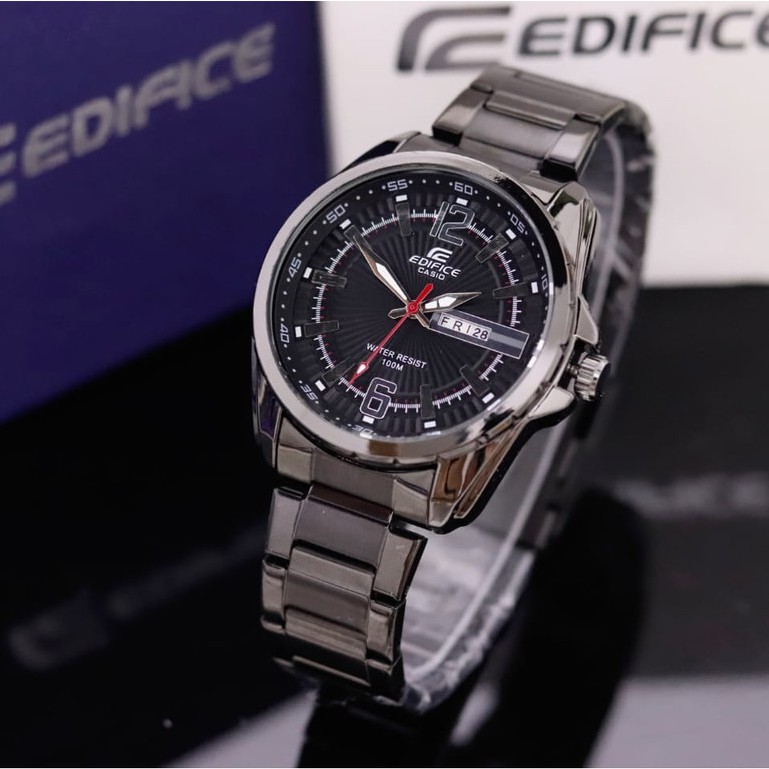 PGA-✅Jam tangan Pria Casio Edifice Strap Stainless Tahan Air