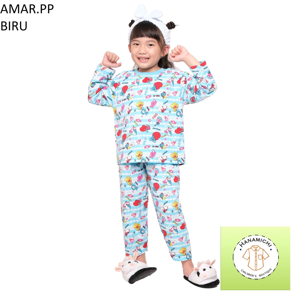 Hanamichi AMAR.PP Piyama Anak Lengan Panjang Full Print