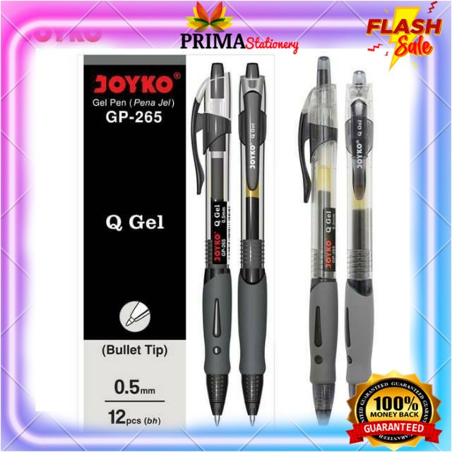 

BALLPOINT, BOLPEN, POLPEN, PULPEN, PENA Pulpen Joyko Q Gel GP-265 TERMURAH
