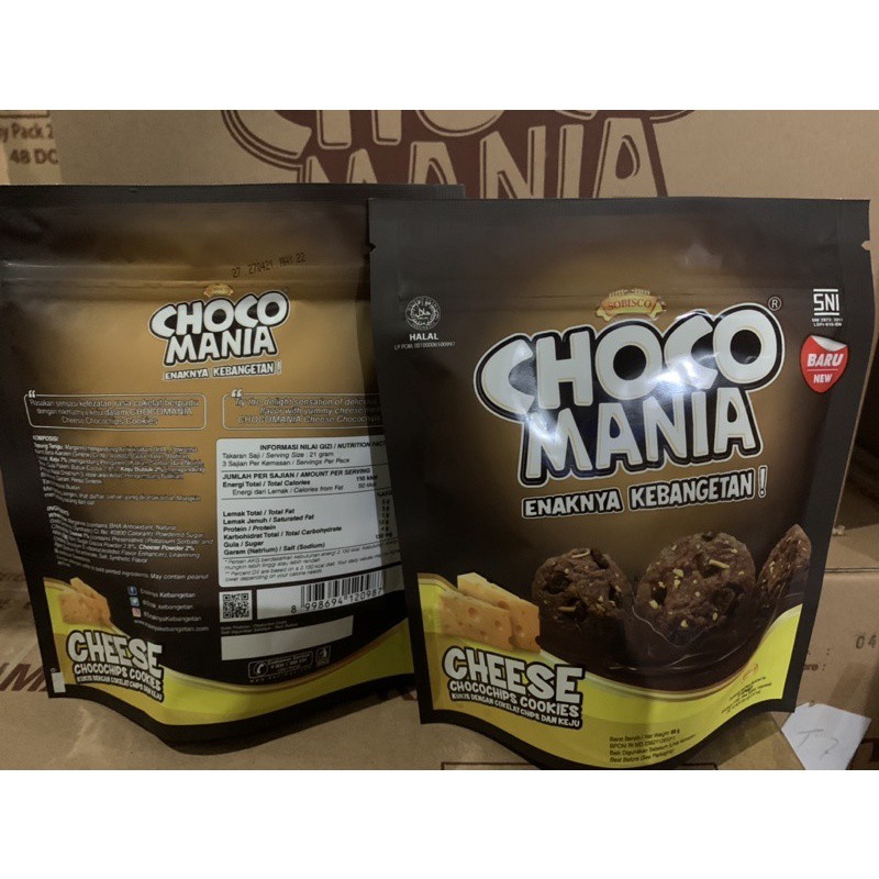 

Chocomania Choco Cheese Keju - 69 gram