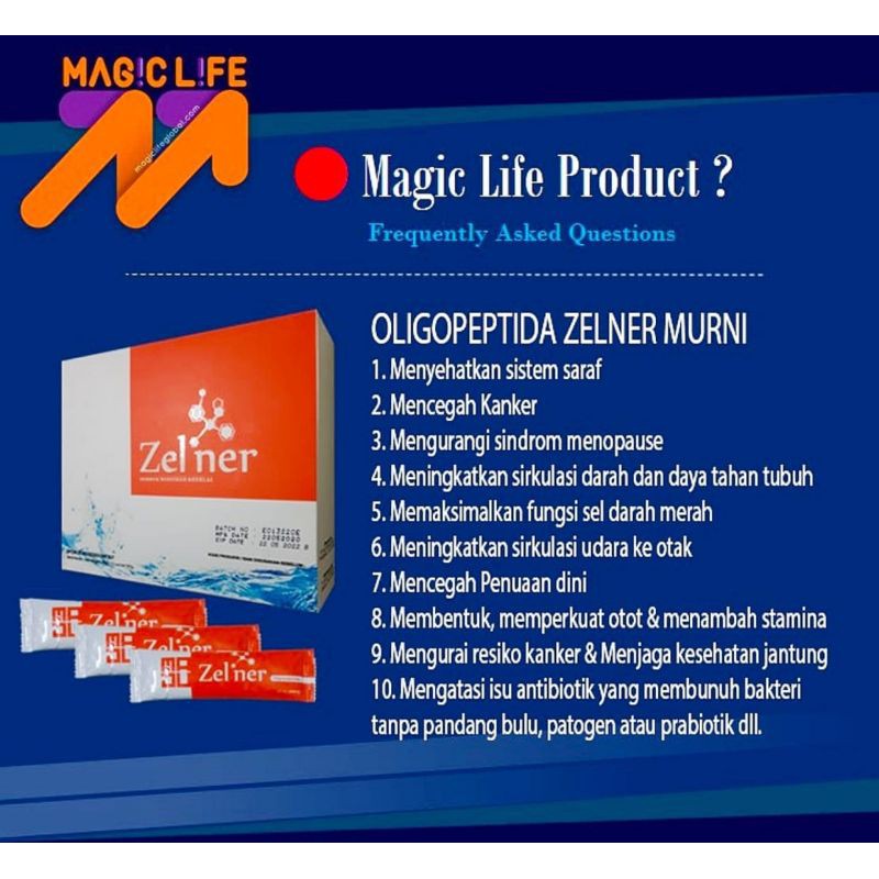 termurah) Zelner magic life Naturini Original / Zelner Oligopeptide  Magiclife Original | Shopee Indonesia