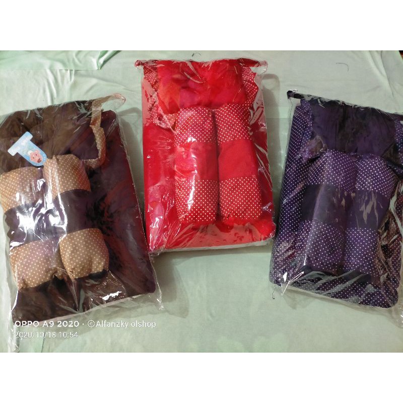 SET Matras bayi bantal peyang