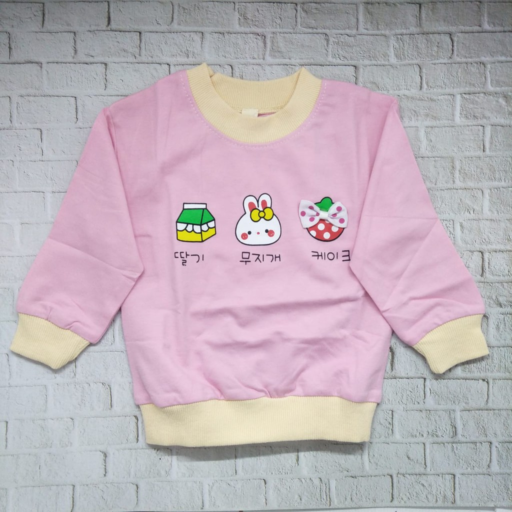 Sweater / Baju anak perempuan lucu murah usia 1-4 thn 100% import kualitas premium