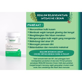 REGLOW Skincare dr Shindy Putri BPOM HALAL Original 100% Perawatan Kecantikan Wajah Glowing Skin Treatment-Intensive Cream