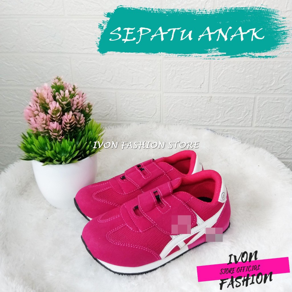 Sepatu Anak Sport Untuk Anak Usia 4 sampai 9 Tahun Pria dan Wanita Dengan Perekat Simple Murah