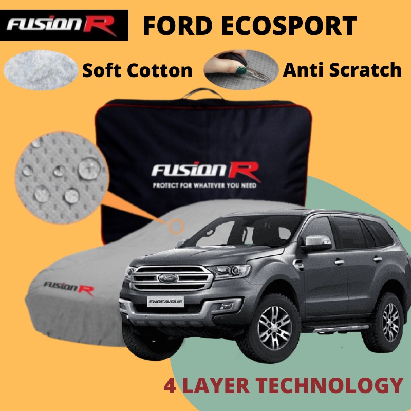 COVER MOBIL FORD ECOSPORT 2014 4 LAYER/ SARUNG MOBIL FORD ECOSPORT FUSION R MULTIWATERPROOF