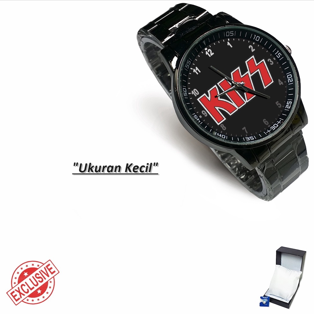 Jam Tangan Rantai Couple KISS ROCK - 01 (Awesome)