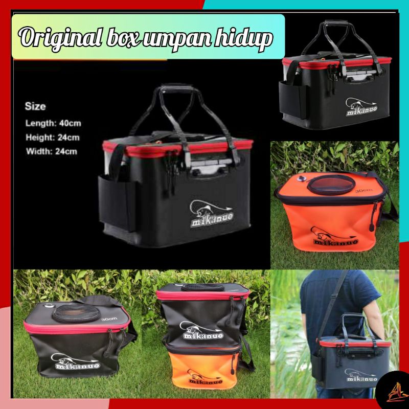 Tas Pancing Box Ikan / Udang Hidup Tuk Mancing