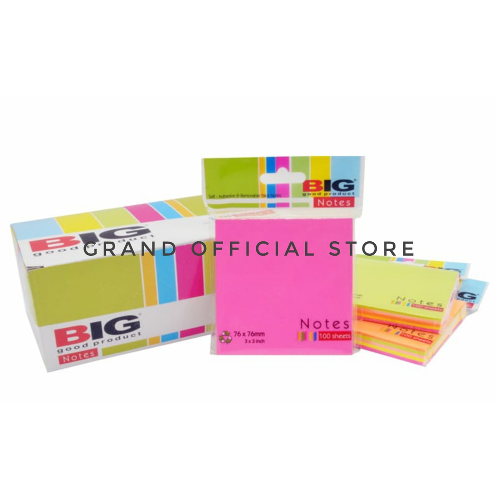 

[GRAND] STICKY NOTES BIG 76 x 76mm TUMPUK