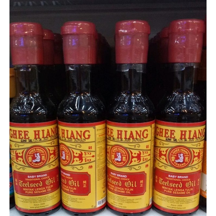 

GHEE HIANG SESAME OIL155 ML ( MINYAK WIJEN MERK BABY GHEE HIANG )