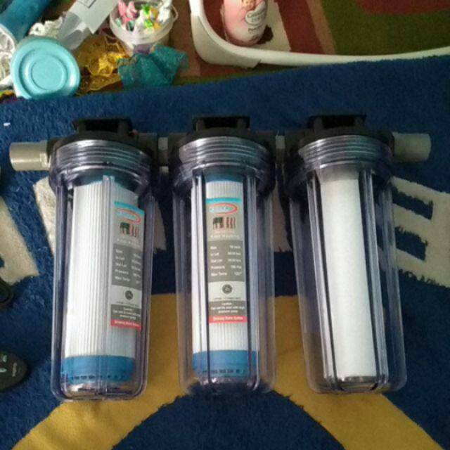 Filter penjernih air 3 pasang (satu aliran)