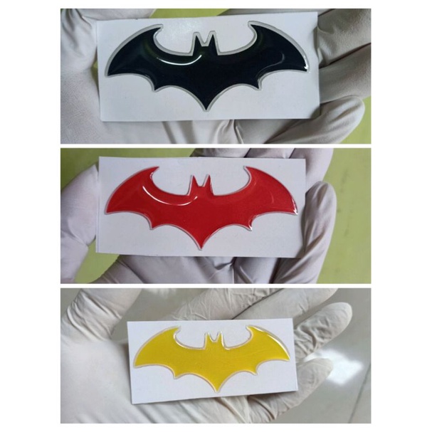 

Stiker timbul logo batman