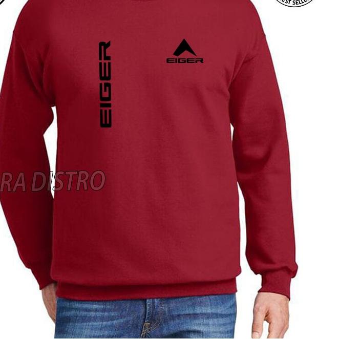 ✷ UMARA DISTRO Sweater Distro 1205 Kiri Kanan Text Hitam Premium Sweater Pria Wanita Premium ♘