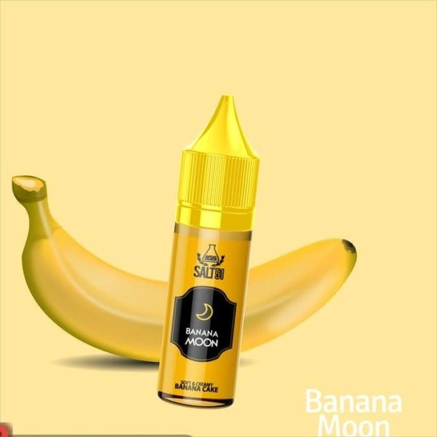 Liquid Banana Moon Salt Nic 15ML 25MG by Lab51 Berpita Cukai Saltnic bananamoon