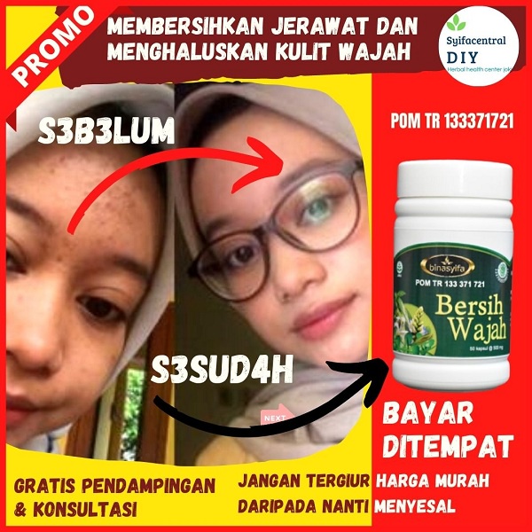 Obat Pemutih Wajah Pembersih Penghilang Glowing Jerawat Wajah Muka dan Bekas Jerawat Pria Paling Amp