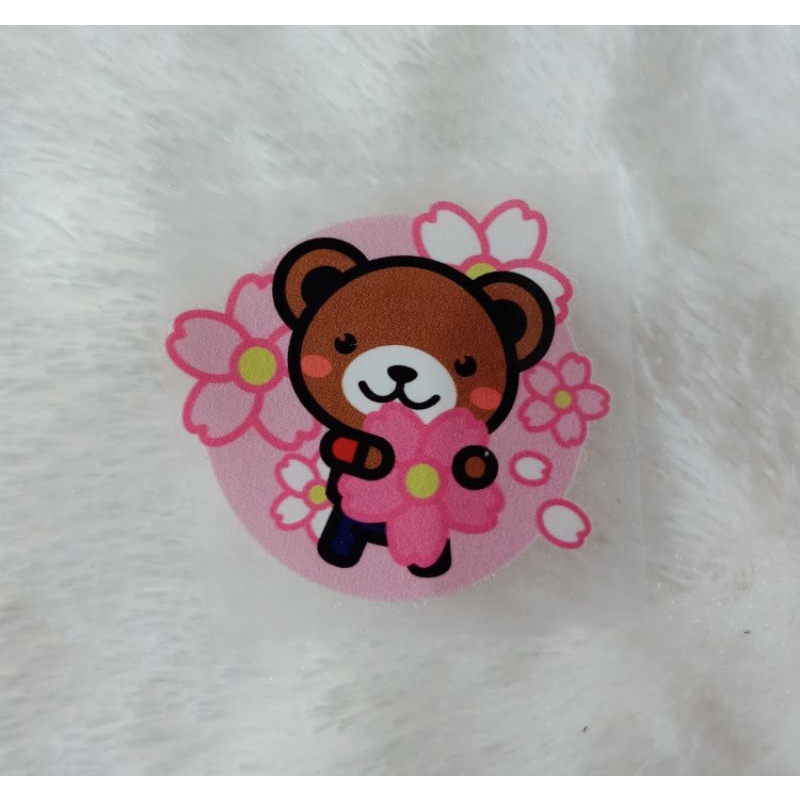 

Sticker Stiker Sablon Setrika Gosok Print DTF Teddy Bear