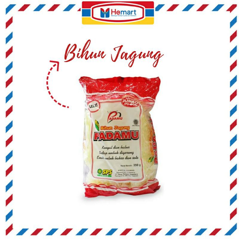 

HEMART BIHUN JAGUNG PADAMU / BAHAN PELENGKAP