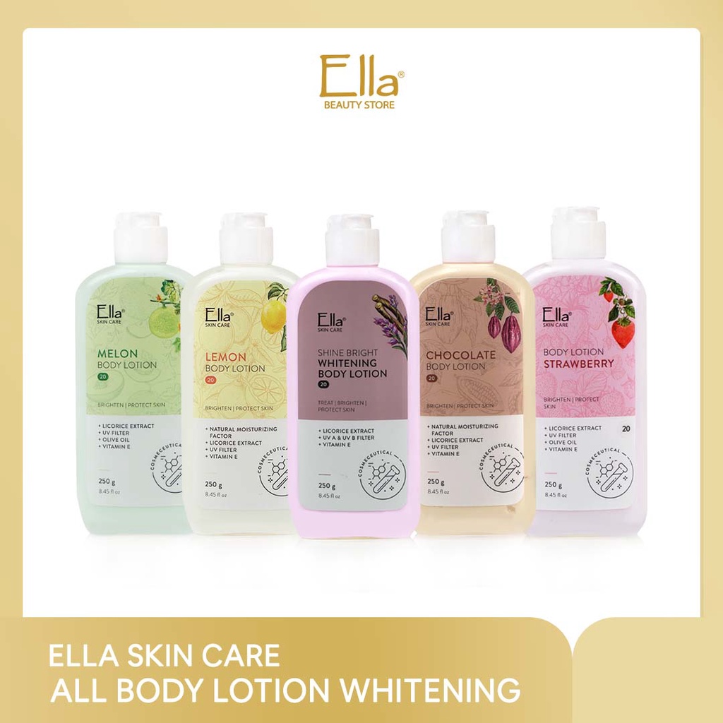 (BISA COD) Hand Body Lotion SPF 20 Ella Skincare