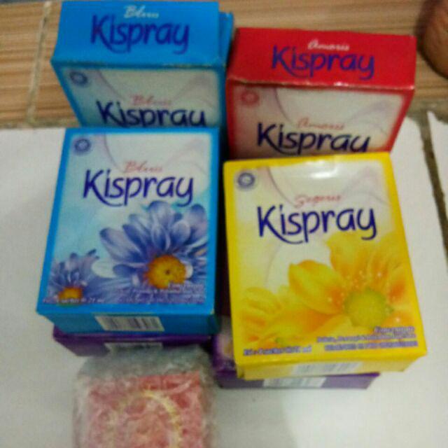 Kispray Pengharum Serbaguna 21ml 1 Kotak Isi 4 Pcs