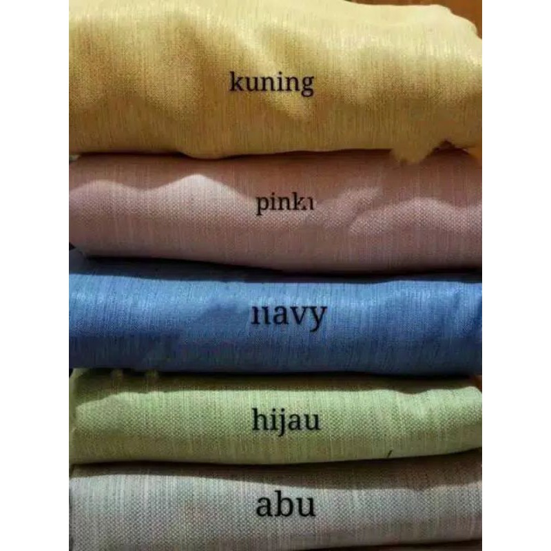 Gorden Blackout Polos Kuning Hijau Pink Navy Abu