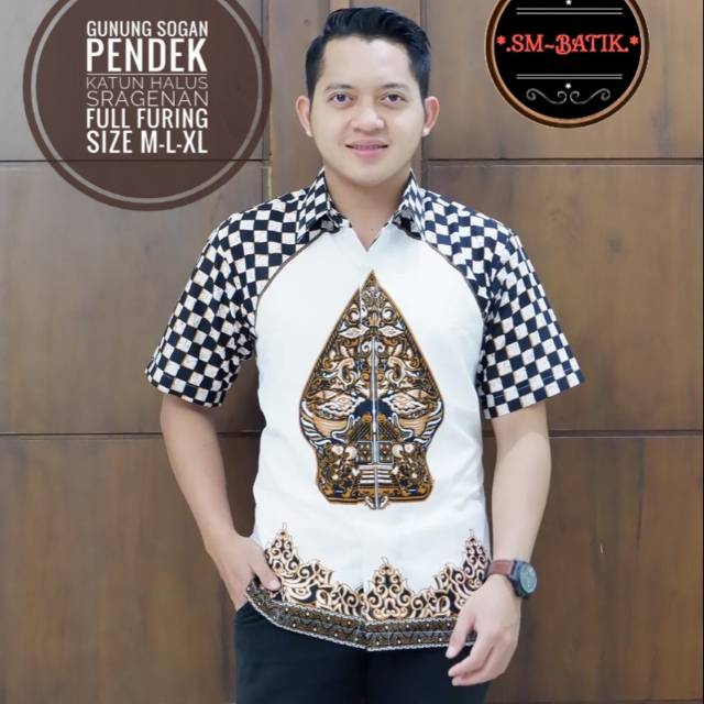 BAJU BATIK GUNUNG SAGON LENGAN PENDEK