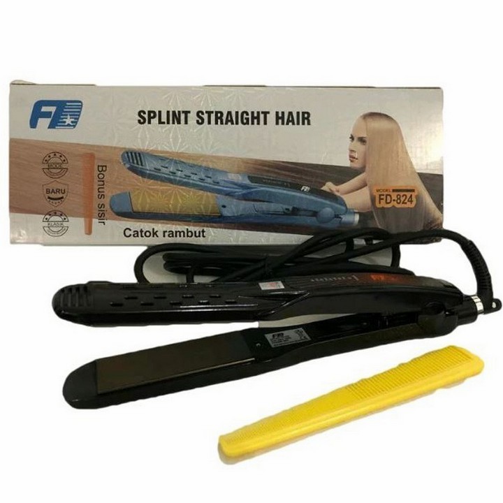 Catok Rambut FD-824 Pelurus Rambut Digital