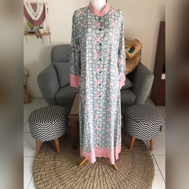 Gamis batik cap paris