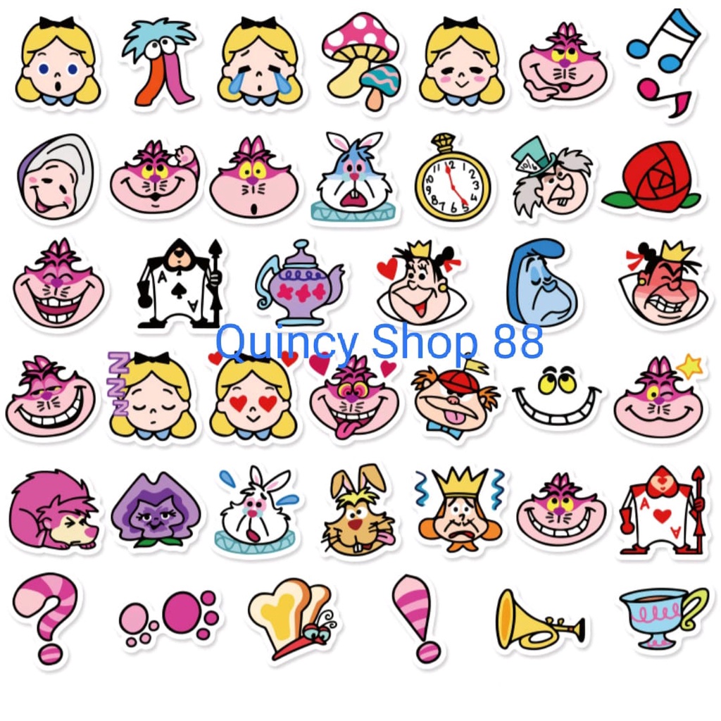 

Stiker Alice 9 pcs / pack