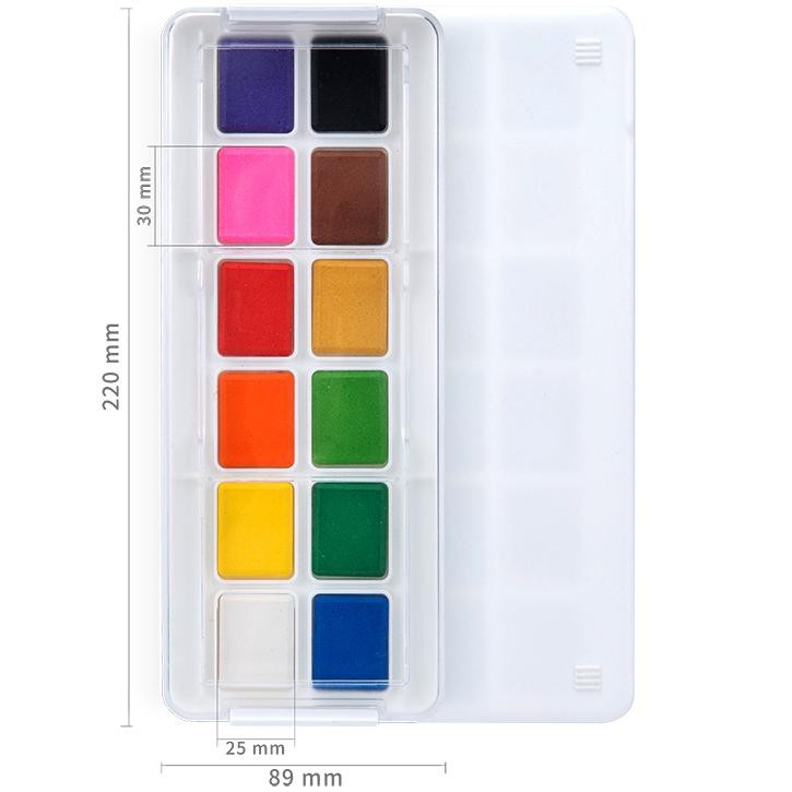 

ホ Deli Cat Warna Solid 12/24 Warna, Saturasi Tinggi, Tidak Beracun dan Berkualitas 73868 73870 マ