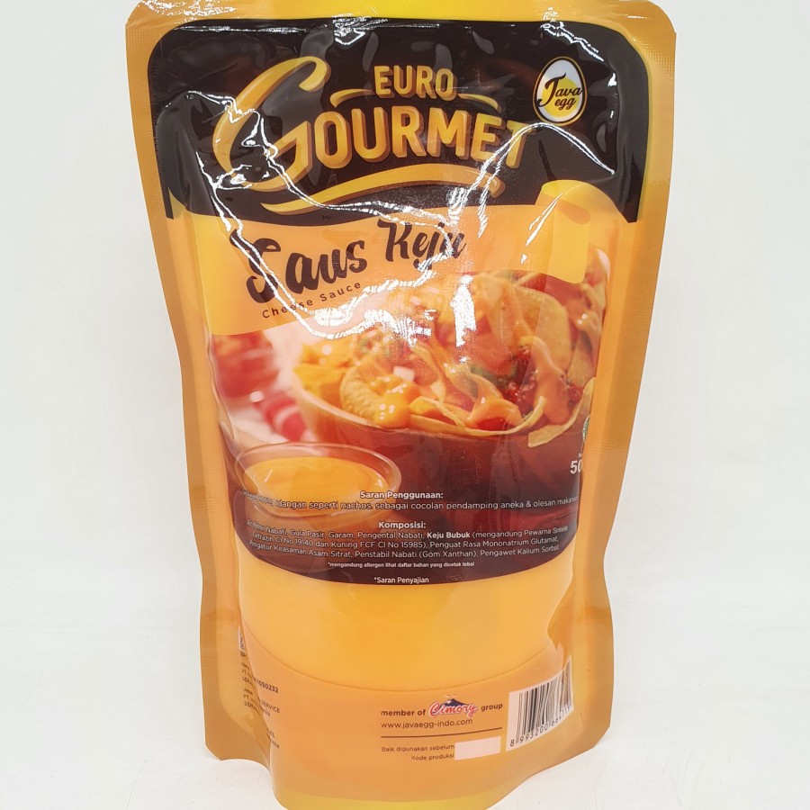 

Saus Keju Euro Gourmet Cheese Sauce Filling Topping Isian Keju 500gr