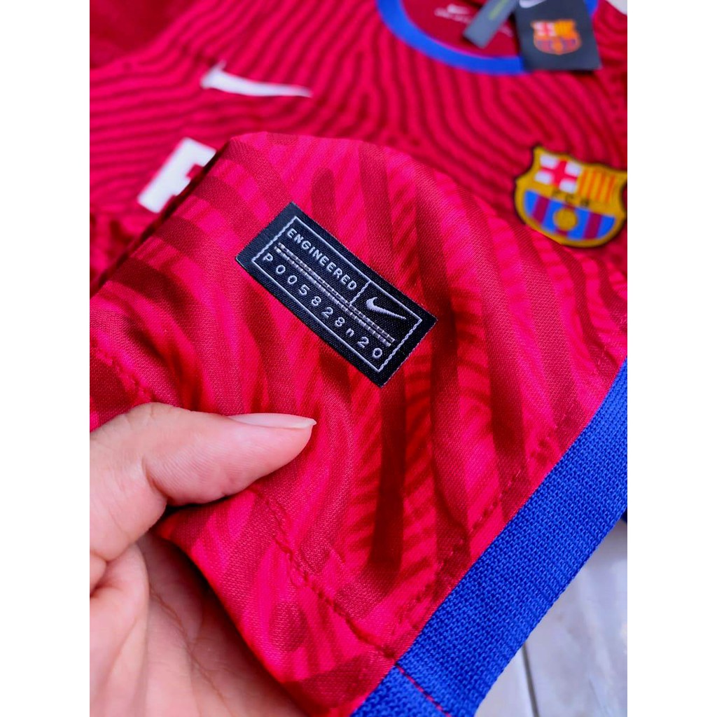 HQ JERSEY BOLA BARCA GOAL KEEPER KIPER MERAH 2020-2021 GO HQ IMPORT