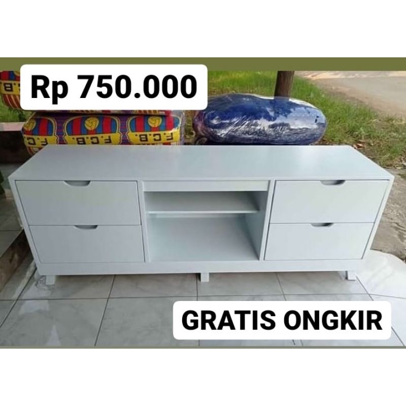 Rak Tv Retro Minimalis Modern Kayu Cirebon Kuningan Indramayu Majalengka Subang Sumedang Bandung Cia