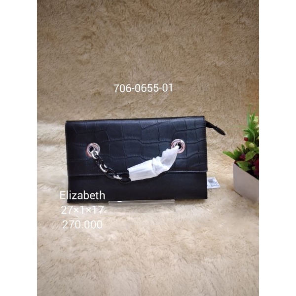 tas clutch tali rantai elizabeth 0655
