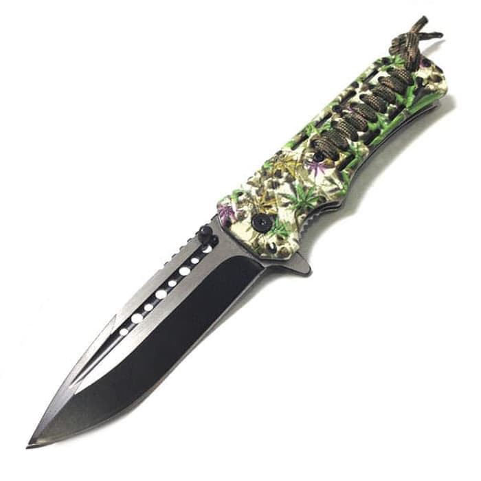 Hot Sale! PISAU LIPAT CK P1245 FOLDING KNIFE TALI PARACORD OUTDOOR SURVIVAL