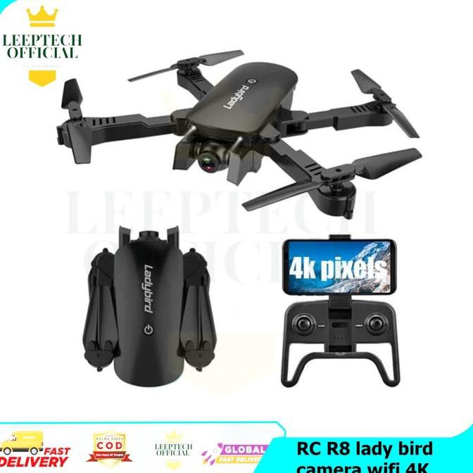 Drone Rc R8 Lady Bird Camera Wifi 4K / Drone Ladybird / Drone R8
