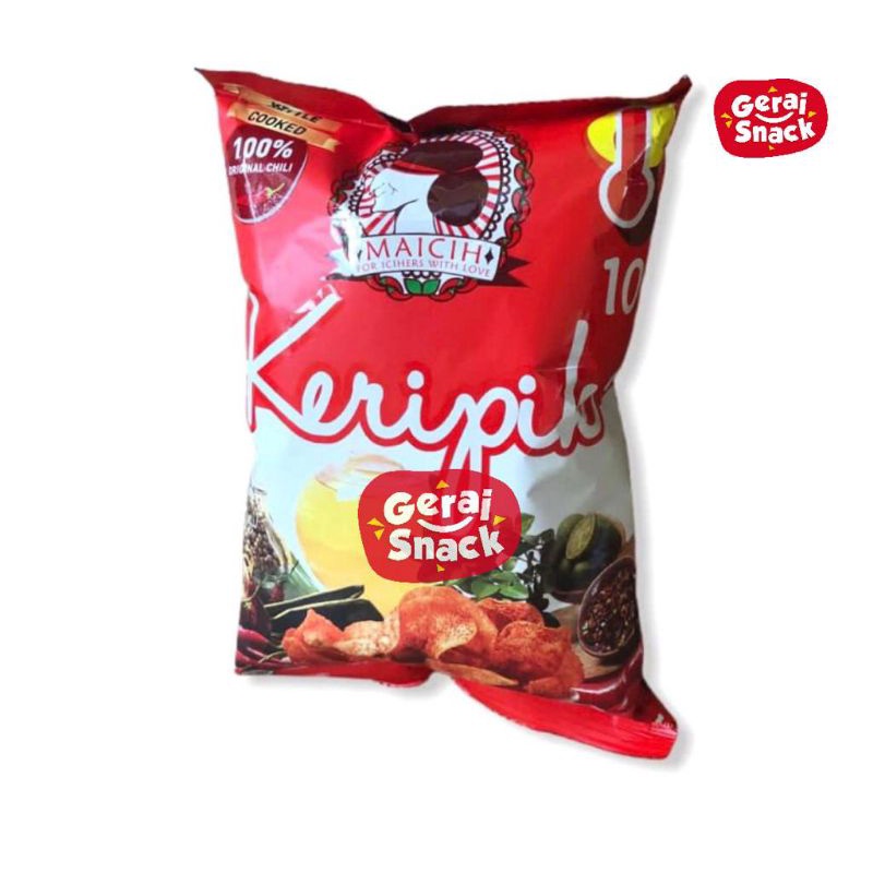 Keripik Maicih AXL Level 3 - Keripik Singkong Pedas Khas Bandung 100g