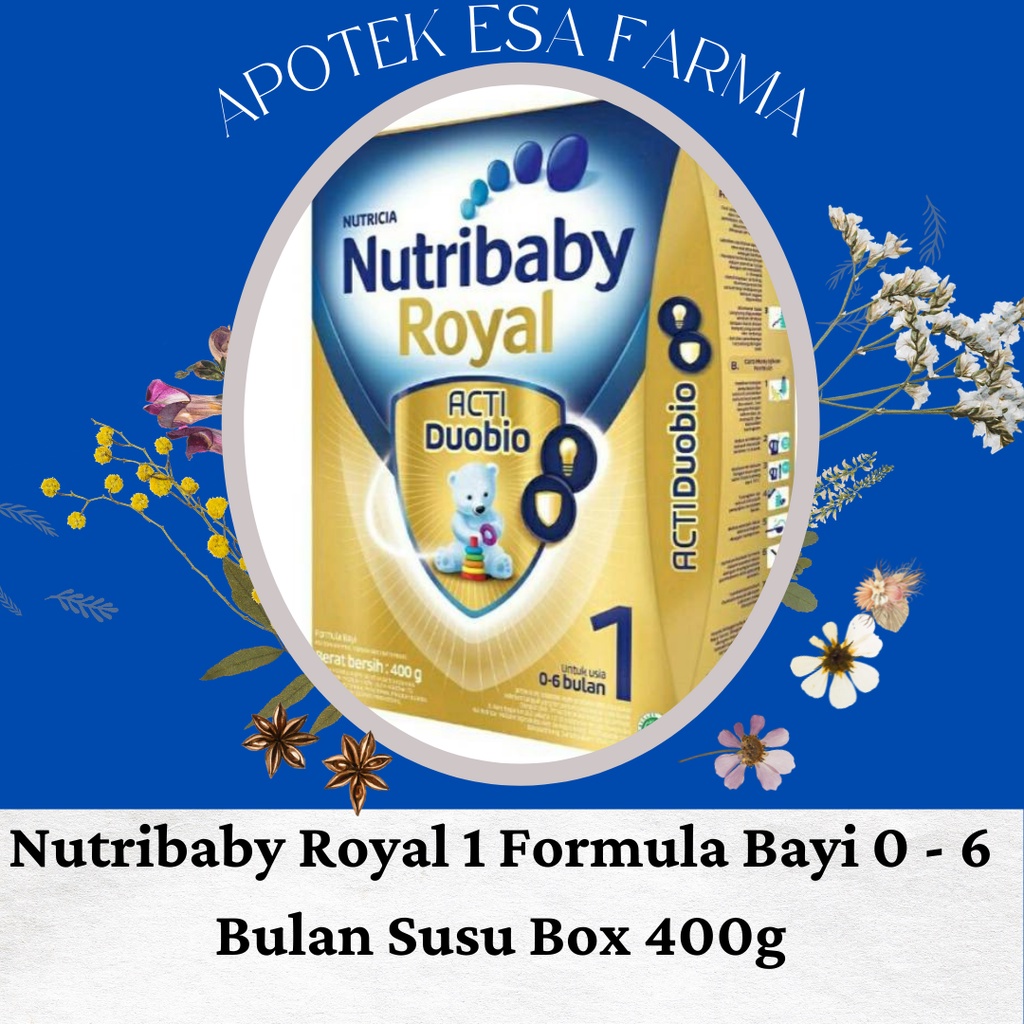 Nutribaby Royal 1 Formula Bayi 0 - 6 Bulan Susu Box 400g