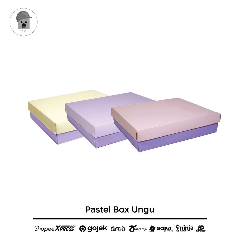 

Sugus Pastel Ivory Ungu Pastel Series Box 22x26x6 for packaging, event, dsb