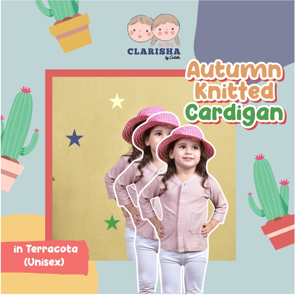 Autumn Knitted Cardigan / Cardigan Anak / Sweater Anak / Baju Anak Knit