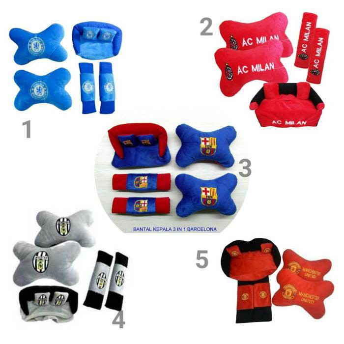 Paket Bantal Mobil - Sarung Seatbelt  9 PCS March