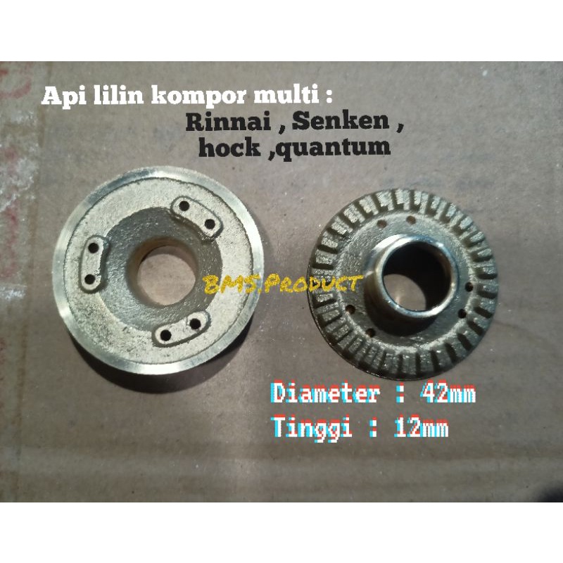Burner api lilin mawar multi / Burner api lilin tengah kompor Sanken ,hock ,quantum