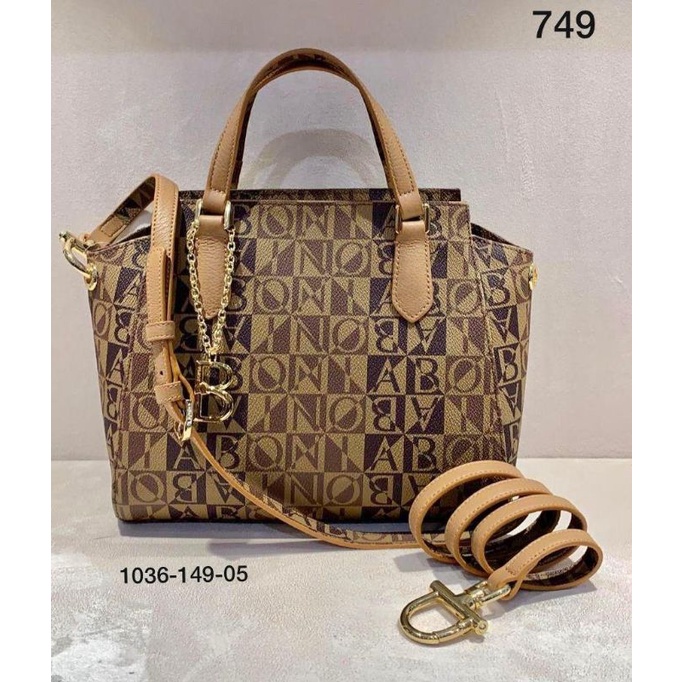 tas bonia original selma monogram gradasi