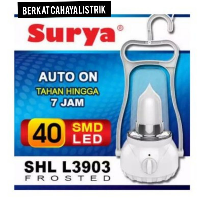 Lampu emergency Surya SHL-L3903 FROSTED