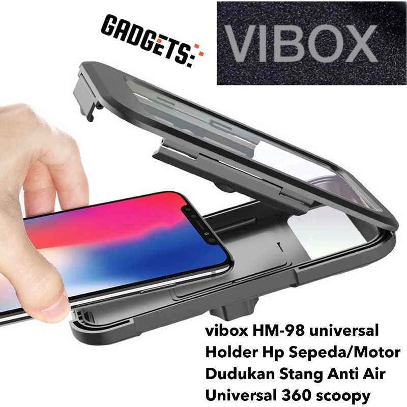 vibox Holder HM98 stang sepeda united genio pasific motor homda scoopy yamaha ext