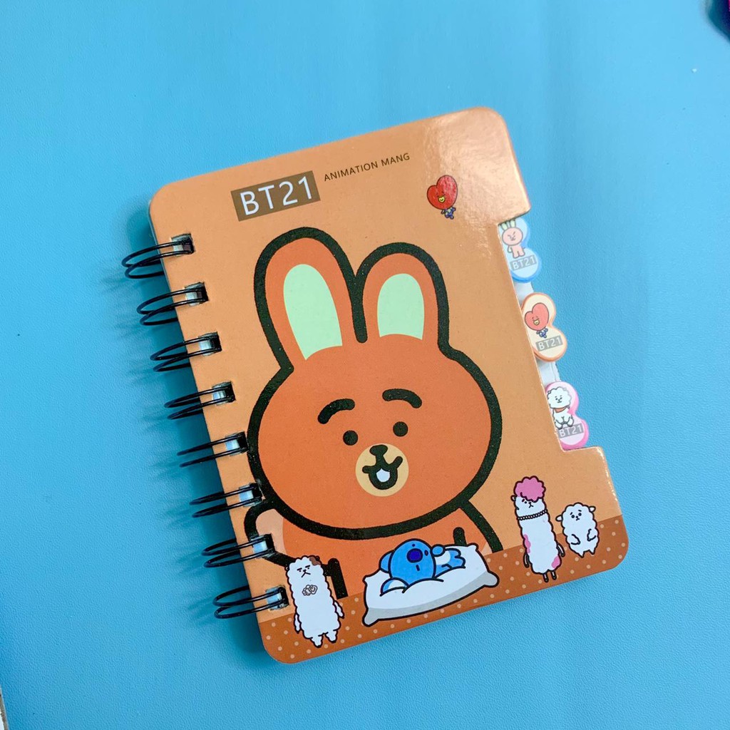 JG -  NOTEBOOK - BT21 - BUKU TULIS BTS - ANAK LUCU BANGTANBOYS IMPORT